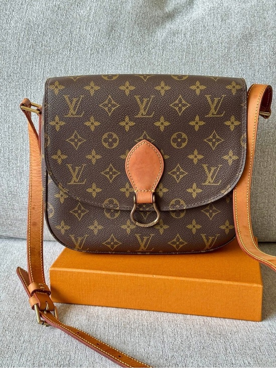 Louis Vuitton Handbags - Louis Vuitton Monogram Canvas Saddle Crossbody with Vachetta Trim